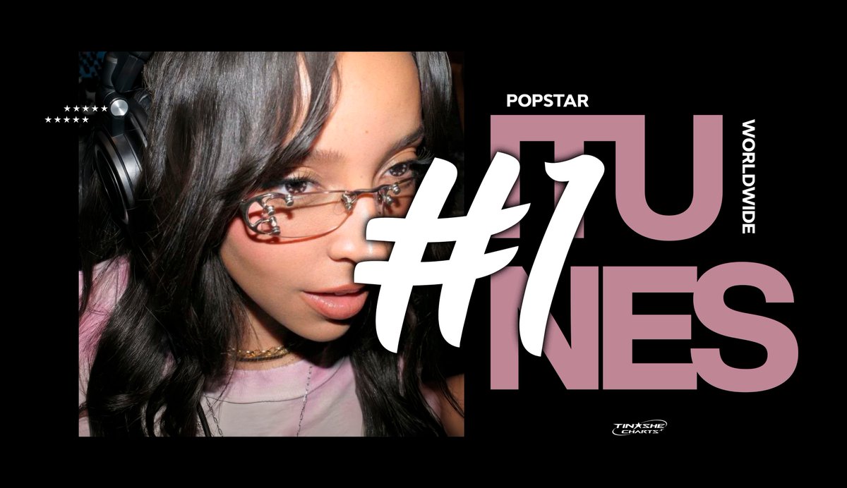 tinashedata's tweet photo. Tinashe’s ‘Popstar’ is now #1 on the Worldwide iTunes Albums Chart. 

— her first album to achieve this milestone in her career. https://t.co/Y8WWaf8iOL