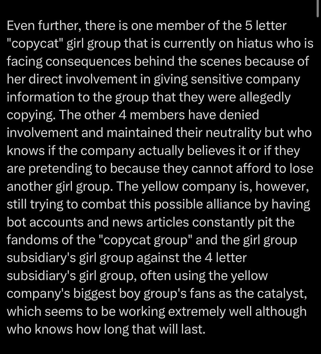 AboutHatePlus's tweet photo. ILLIT'S Moka allegedly provided internal company information to NewJeans members, leading to her hiatus. https://t.co/387zYf0i64