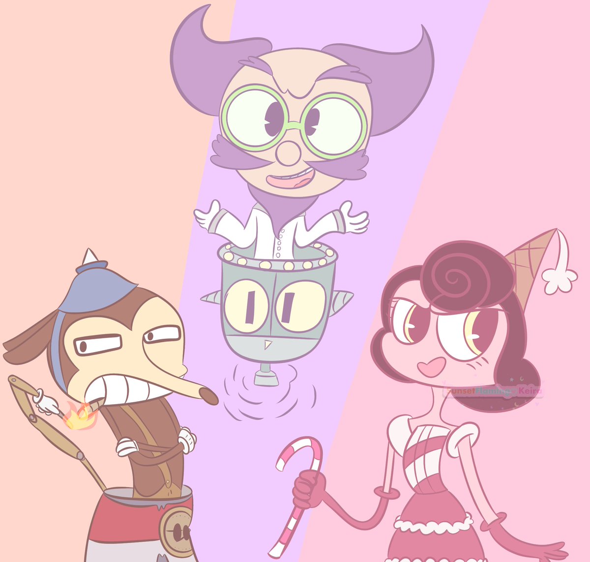 SunsetFlamingoK's tweet photo. Wow Cuphead came out 9 years ago 
#Cuphead #Fanart https://t.co/4kG9SiHfiM
