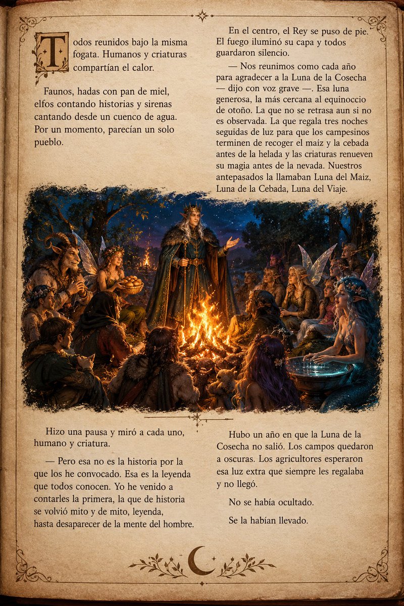 SRFioredisusino's tweet photo. ☆~ 🌙 Historia de la Noche 🌙 ~☆

Primera parte de esta feria ✨

La Luna de la Cosecha guarda una leyenda que quizá nunca debió ser olvidada. https://t.co/D5zEUxRDLJ