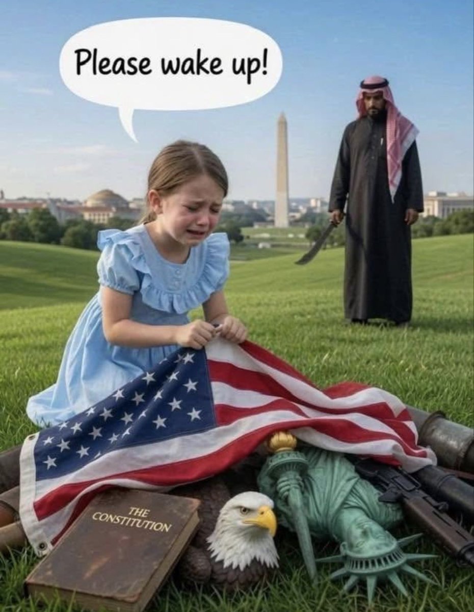 atensnut's tweet photo. Disturbing how many Americans are still asleep on this one.  Muslims do not belong in America.  They are not here to assimilate. They are here to conquer!! https://t.co/IDQo3NBOVP