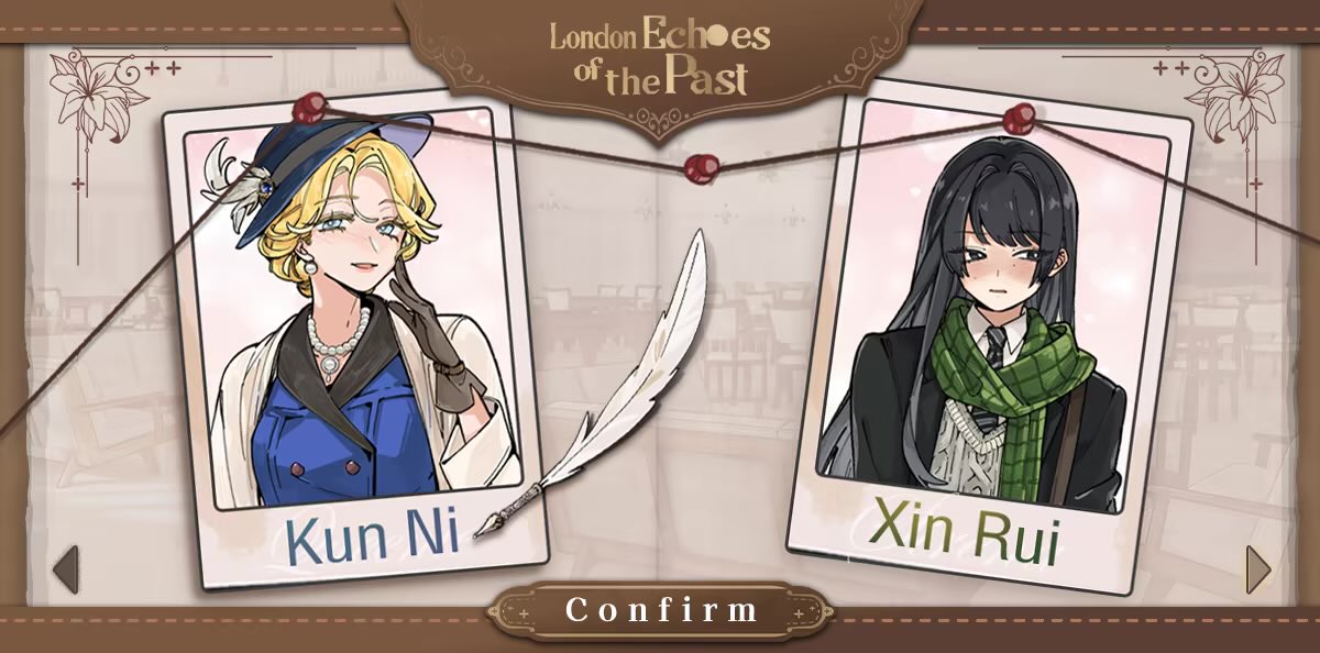 baiyhe's tweet photo. oh my god, apparently the same devs have another yuri game released on steam where you play as a detective caught between a gloomy girl and an ex-girlfriend. It’s a yuri mystery set in 1935 London filled with secrets, romance, and vintage vibes https://t.co/5XOAzzNXTT