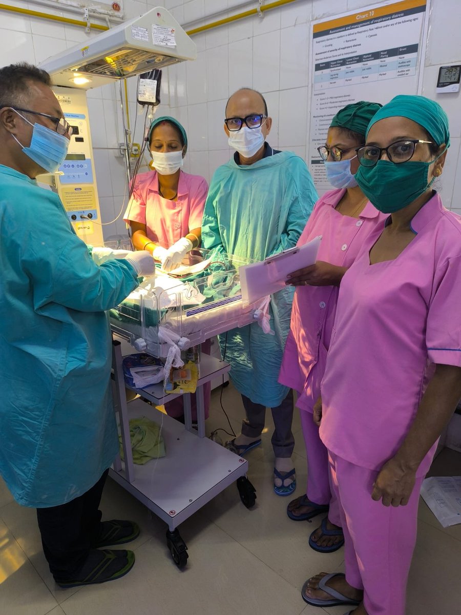 NHMSonitpur's tweet photo. Proud and happy moment for SNCU team of MCH Wings, KCH, Tezpur

Successful double-volume exchange transfusion for a newborn with TSB 34 mg/dL. Led by Dr. Manas Deuri—teamwork, timely action &amp; dedicated care!
 @MoHFW_INDIA @TheAshokSinghal @nhm_assam @DCSonitpur @diprosonitpur https://t.co/iTjxUAgwOa