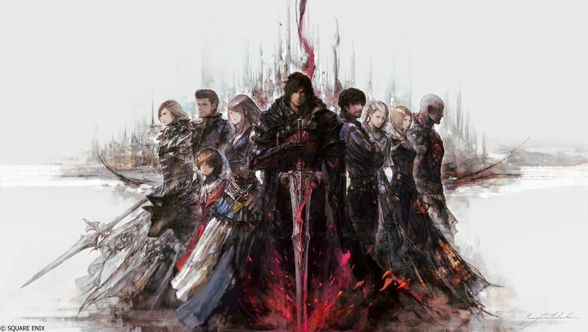 ChutneyXCVII's tweet photo. Ah being blessed by Kazuya Takahashi's beautiful art for FFXVI https://t.co/0ji2Gk6RuM