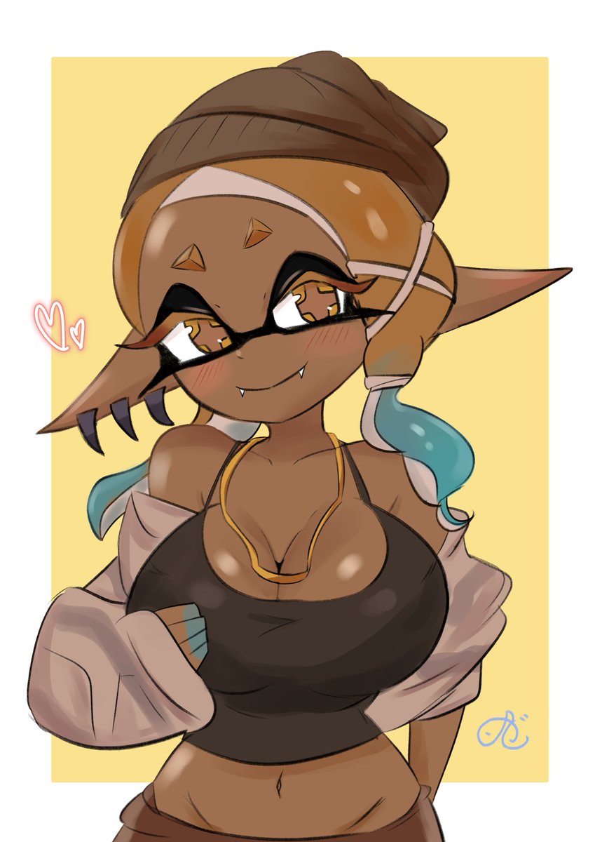 nodo_inkling's tweet photo. #今月描いた絵を晒そう

今月はようやく検索制限が解けて、モチベーションも上がり、23枚ほど描けました！
いつも絵を見て反応をくださる皆さん、本当にありがとうございます🐟✨ https://t.co/IGUF2lCLoZ