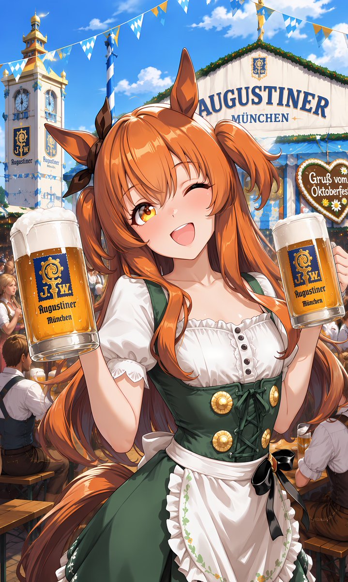ai_practice_3's tweet photo. 本場ミュンヘンのオクトーバーフェストは10/4まで https://t.co/iPoCgsKymK