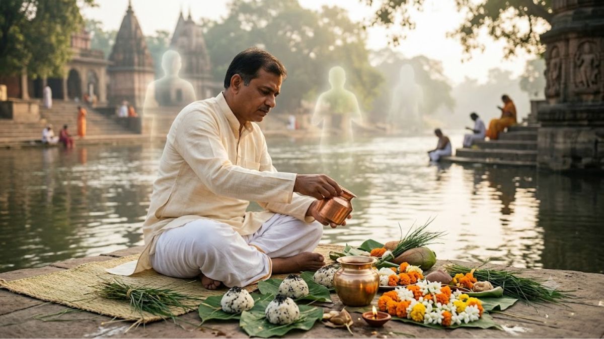 janatapoll's tweet photo. పితృపక్షంలో శ్రాద్ధం ఎందుకు చేయాలి? పూర్వీకుల ఆశీస్సులు సంతానానికి ఎలా దక్కుతాయంటే..
https://t.co/TrhFv1zhbV https://t.co/yTQkEDjbzF
