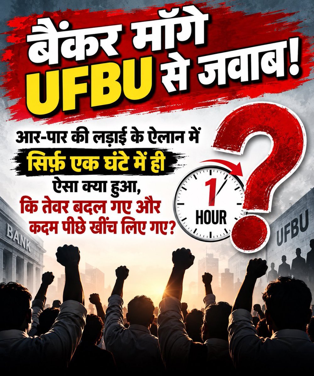 arysaurabh's tweet photo. No more ceremonial programmes, no more repeated assurances—give the employees a concrete result or resign.
#UFBUBetrayersResign https://t.co/Q0fCMG7RK9