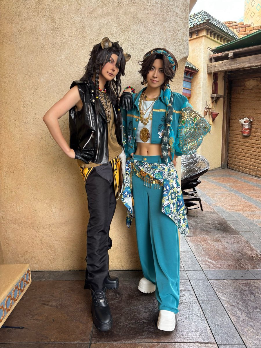Nun_onxx's tweet photo. 褐色王子インパ〜!!

 #Dハロ仮装2026 
 #Dハロツイステ https://t.co/z56r4MNk21