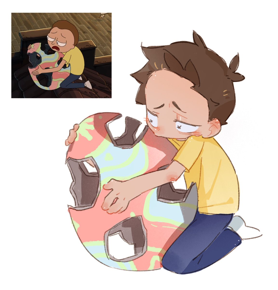 Lilccc_'s tweet photo. 喜欢动画里一些可爱的小动作……
#rickandmory #morty https://t.co/x0WWDTTTiX