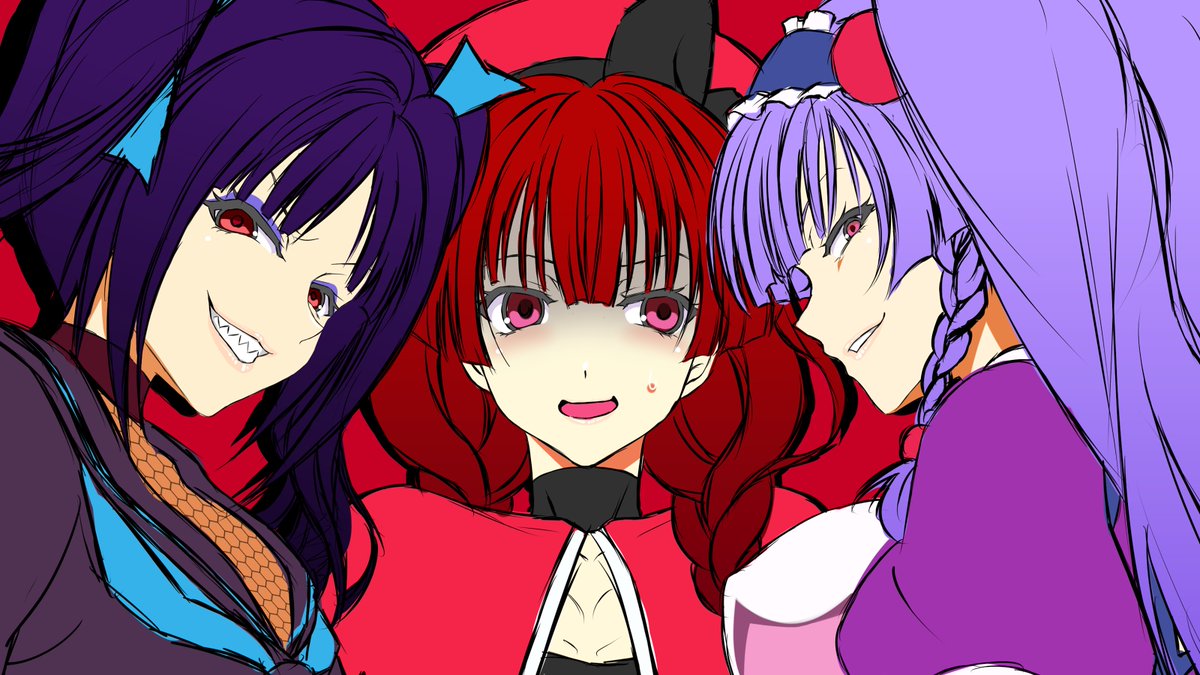 maki_stork's tweet photo. 省エネ仕様で久々に複数人描きました。 https://t.co/ATWcGW7wzq