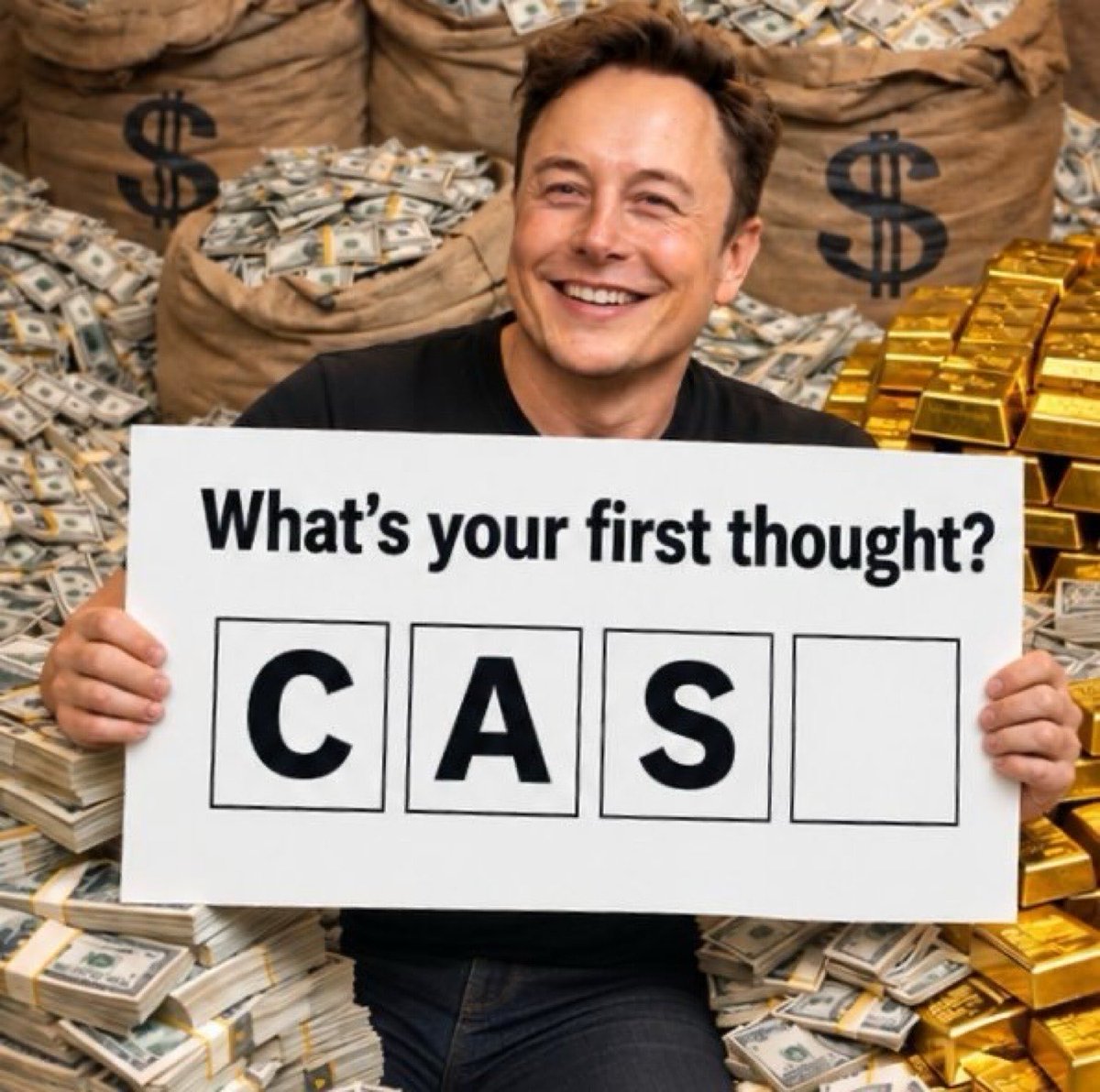 elonrocketMre74's tweet photo. First word in your mind 👇 https://t.co/X0EY3RIOzr