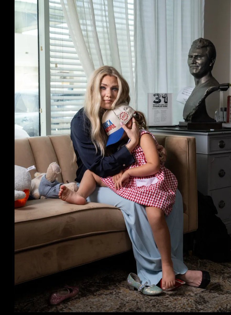 samsfamreacts's tweet photo. Say what you want!

There is not one decent mother of a little girl, that if she puts her leg up while wearing a dress, you don’t immediately correct her and tell her to put it down!

It’s etiquette!

Unless you’re a part of the pedo elite class that grooms children in a manner that you instead take a snapshot and allow it to be published, front cover of a @VanityFair magazine article!

Charlie Kirk would have never! This is why he was insistent that women stay home to raise the children. So said children aren’t in predicaments like this!

@MrsErikaKirk as a mother knows this isn’t right nor is it cute, artistic nor impactful! It’s disgusting! 

But sure….. let’s focus on calling @RealCandaceO  a lesbian instead…

#SaveCharliesKids