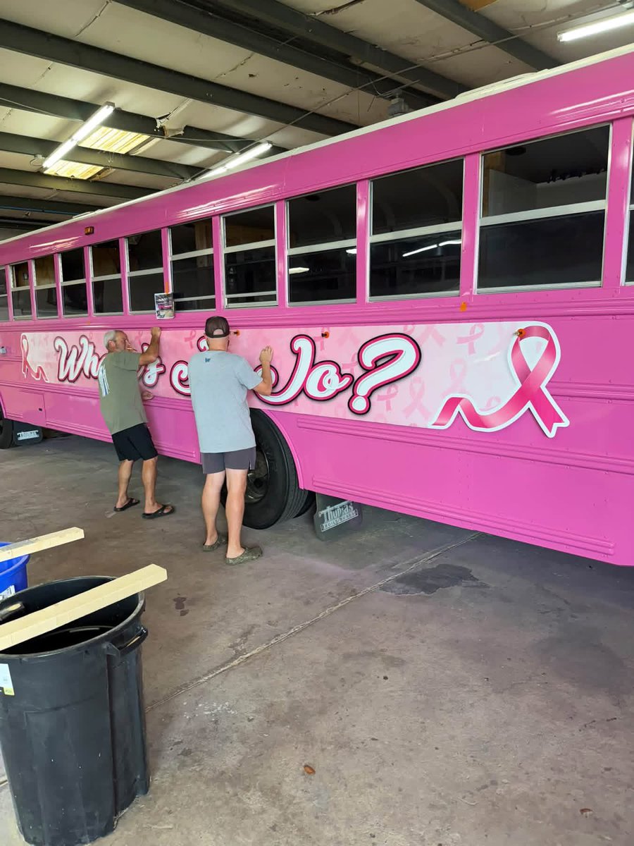 PinkBusTour's tweet photo. So much work has gone into preparing for #ThePinkBusTour 2026. Our community partners have been invaluable. This venture would not be possible without them. Thank you! 

#WheresJoJo #WheresJoJoThePinkBus #BreastCancerAwareness #BreastCancer https://t.co/x6fxvcMsII