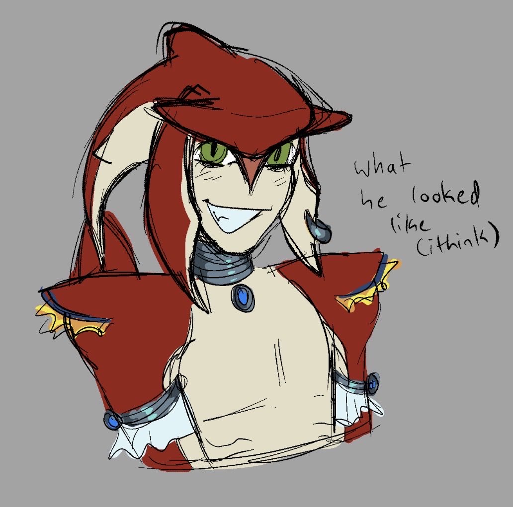 Ec1ipsis_'s tweet photo. thinking about that time i had a sidon dream where we had a kid and the little Dude was Legitimately just smaller sidon. Like Bro did my genes even TRY. #sidontwt #yumetwt https://t.co/2QRWODZMvG