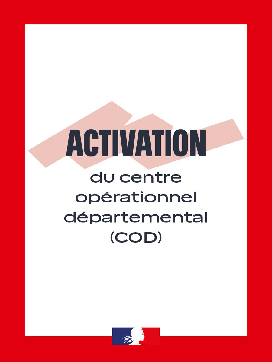 Prefet30's tweet photo. #VigilanceOrange ⛈️ En raison des conditions météorologiques et des vigilances oranges en cours, Fabienne Decottignies, préfète du Gard, ouvre le centre opérationnel départemental et prend la direction des opérations ce jour à 5h00. 

Les services de l’État et ses partenaires, sont mobilisés et suivent la situation. 

⚠️ Il est demandé à la population de respecter les consignes des services de secours et de se tenir informée en consultant le site https://t.co/kUBfjKgN5V 

👉 Consignes à la population : 
• Limitez vos déplacements et renseignez-vous sur les conditions de circulation,
• Abritez-vous dans un bâtiment en dur et éloignez-vous des arbres,
• Renseignez-vous avant d'entreprendre un déplacement ou tout autre activité extérieure.
• Évitez les abords des cours d'eau,
• Ne vous engagez en aucun cas, à pied ou en voiture, sur une voie immergée ou à proximité d'un cours d'eau,
• Ne vous engagez pas sur un pont submersible ou un passage à gué s’il est fermé ou commence à être immergé. Respectez impérativement la signalisation.