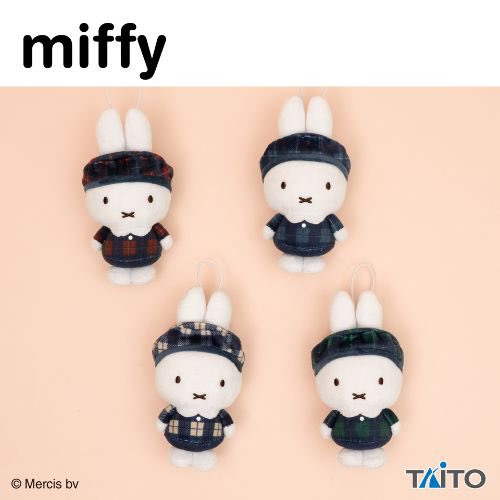 miffy_update's tweet photo. ✨🐰【10月発売プライズ情報】🐰✨

📅10月中旬登場予定

・ぬいぐるみマスコット ベレー帽ver.
・アーチ型ポーチ
・みみ付きクッション

秋らしいチェック柄がかわいい🐰

詳細はこちら
🔗 https://t.co/dzT1F8GjOb https://t.co/9DFZ4y33aV
