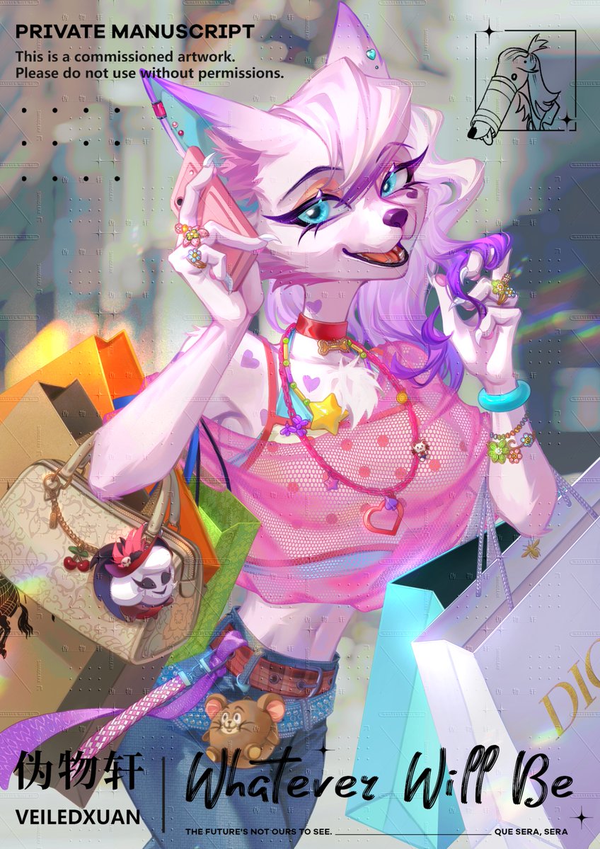 veiledxuan's tweet photo. Shop 'Til You Drop 🛍️
Commission piece.
#HelluvaBossOC #Hellhound #OC #Commission #Hellaverse https://t.co/elfSElgZSb