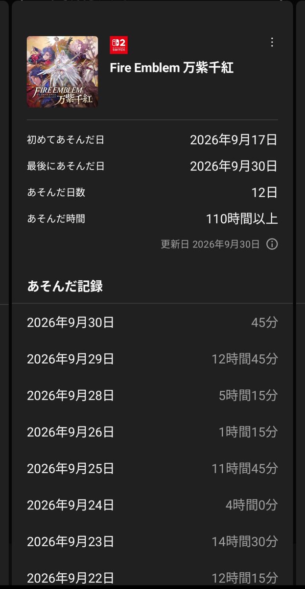 _Love_Bomb_'s tweet photo. 100時間超えた https://t.co/mTP24GpkYC