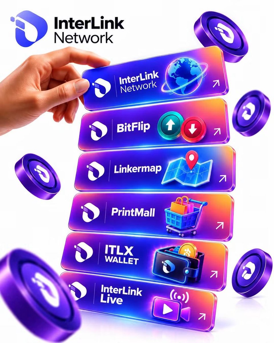 DAKSHAYAc3z's tweet photo. Everything you need, all in one app. 

From mining and your wallet to real-world use cases and InterLink Live, you can explore the entire InterLink ecosystem in one place. 

#InterLink #ITL #ITLG #ITLX https://t.co/6hIgkteSGH