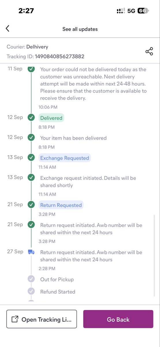 drskverma355's tweet photo. @meesho_support @Meesho_Official I have ordered product on 6 September but Due to quality issue I had tried to return the product but it's been so long you people haven't returned this product nor refunded to me. I have been waiting since so long. Such a fraud you people are. https://t.co/L1q4zDbFsD