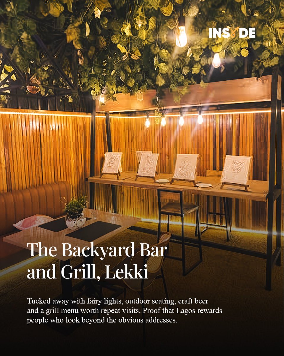 goinsyde's tweet photo. A good restaurant gives you a reason to make plans, call your people, and stay a little longer.
This September, we’re looking at three Lagos spots worth checking out for a more relaxed experience.

Which one are you trying before the month ends?

#RestaurantsInLagos #food https://t.co/DMYvNZS8QK