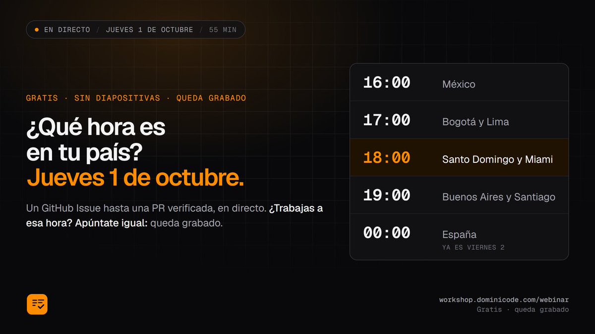 bezael_perez's tweet photo. El mes pasado aprobé una PR de mi agente sin leerla entera.
Tests en verde. Parecía bien.
Rompía el cálculo del total en un caso que ningún test miraba.
Desde entonces no leo diffs. Leo veredictos.
Mañana lo monto en directo. Gratis.
#IA #CodeReview https://t.co/EvAYUBfq5d