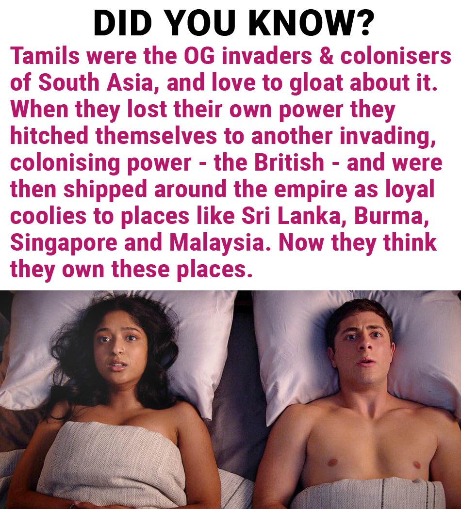 SriLankanEye's tweet photo. 🇱🇰 Tamil ethnofascism is historical revisionism on crack.
Invade, conquer, colonise, squat, steal, appropriate, then scream when anyone points it out.
Their entitlement is both hilarious & fucking shameless.
#SLnews #Sinhala #Muslim #Tamil #Jaffna #Eelam https://t.co/2yA0wtDnJQ