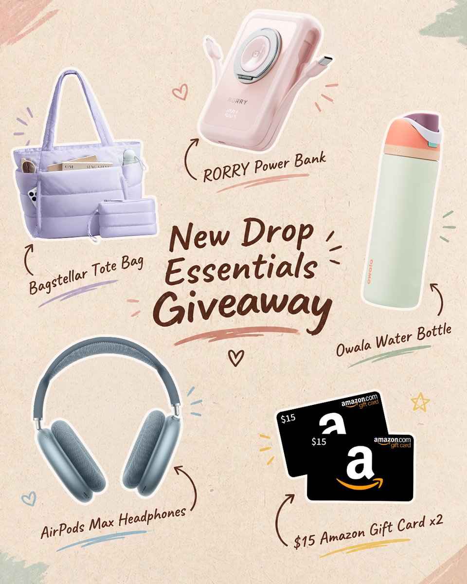 RORRYOfficialUS's tweet photo. Pre-launch GIVEAWAY 🎊
Our new MagAir magnetic power bank is almost here 🧲
Celebrate the upcoming launch with us and win awesome prizes!

✅ How to join:
1. Follow @RORRYOfficialUS 
2. Like &amp; share this post

⏰ Oct 4 – Oct 24

#rorry #GIVEAWAY #newtechdrop #prelaunchgiveaway https://t.co/LlmlJfJoJi