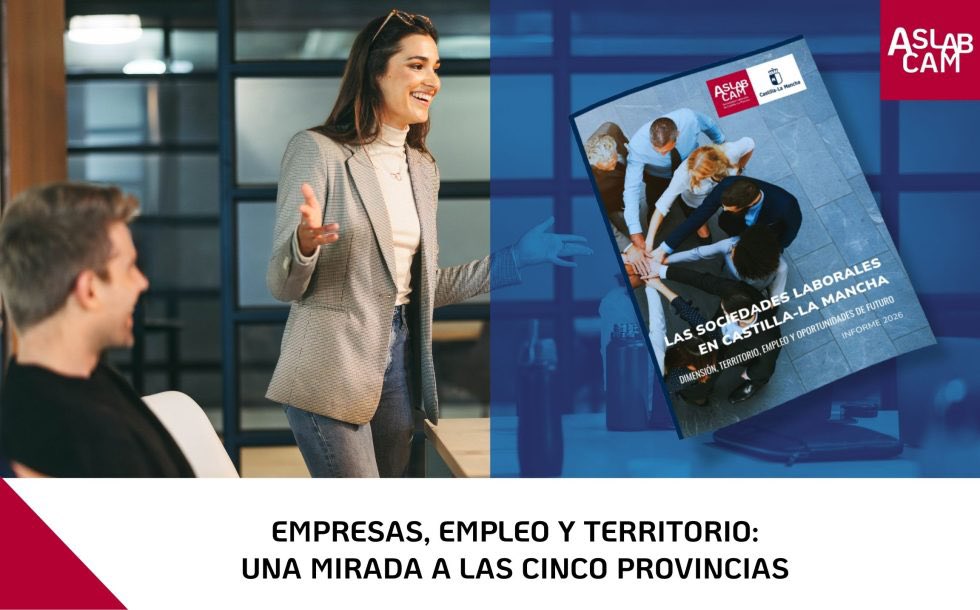 Aslabcam's tweet photo. Empresas, empleo y territorio: una mirada a las CINCO provincias de Castilla la Mancha
https://t.co/bofVPqU0A9 https://t.co/Rb86uTUVGs