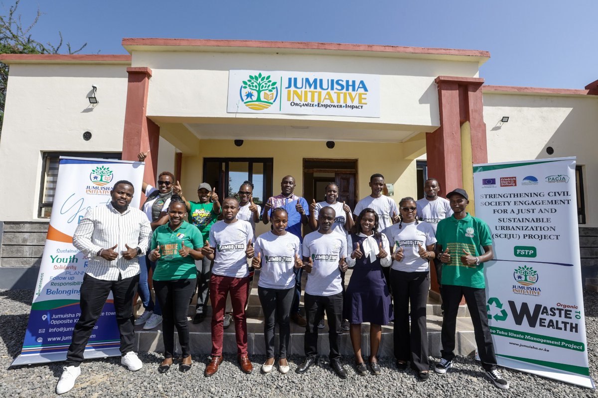 JacksonMambo9's tweet photo. It's noon, and we're talking waste. 🌍

In Wote Town, Makueni, 70% of market waste is organic. For years it rotted, untapped. Now Jimbo Taka by Jumuisha Initiative, led by youth and women, is turning it into value.

#MajiNaTakaKE https://t.co/VyTqC4JGZ5