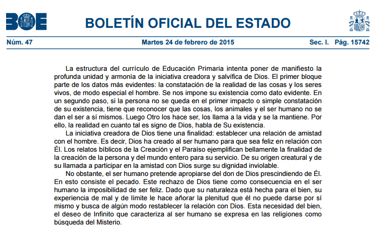 ChristiansCCR's tweet photo. Qué cosas tiene la hemeroteca.

Febrero de 2015. Ministro de Educación, José Ignacio Wert, su padre:

«Dios ha creado al ser humano para que sea feliz en relación con Él». https://t.co/GSlqBqMXsH