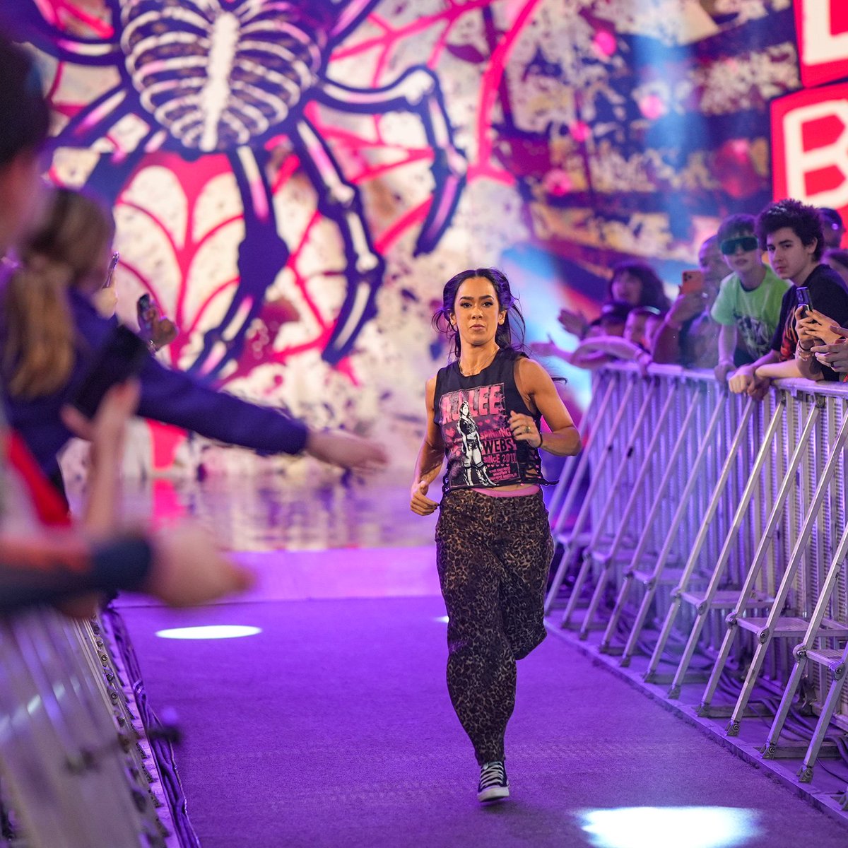 TravisJonesWWE's tweet photo. My #WCW &amp; #WCE is our idol, our hero and our inspiration, Lady @TheAJMendez who is also the sweetest &amp; strongest #BlackWidow ever #TeamAJ. #RT if she's yours to #WeLoveAJ #AJFansForEver #IconicAJ #WWERAW #RAWOnNetflix #WWEEvolve @WWE @Netflix https://t.co/R4ISjHshbN