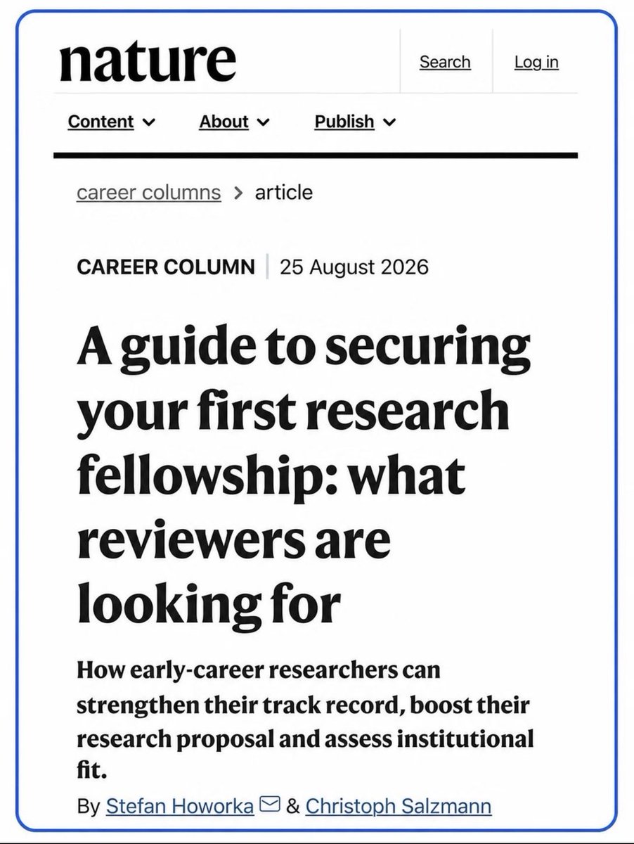 I_amXhoaib's tweet photo. Preparing for future fellowship applications, this one is definitely worth saving. #Research #Fellowship #AcademicCareer #PhD #EarlyCareerResearcher https://t.co/GlsWkcQur9