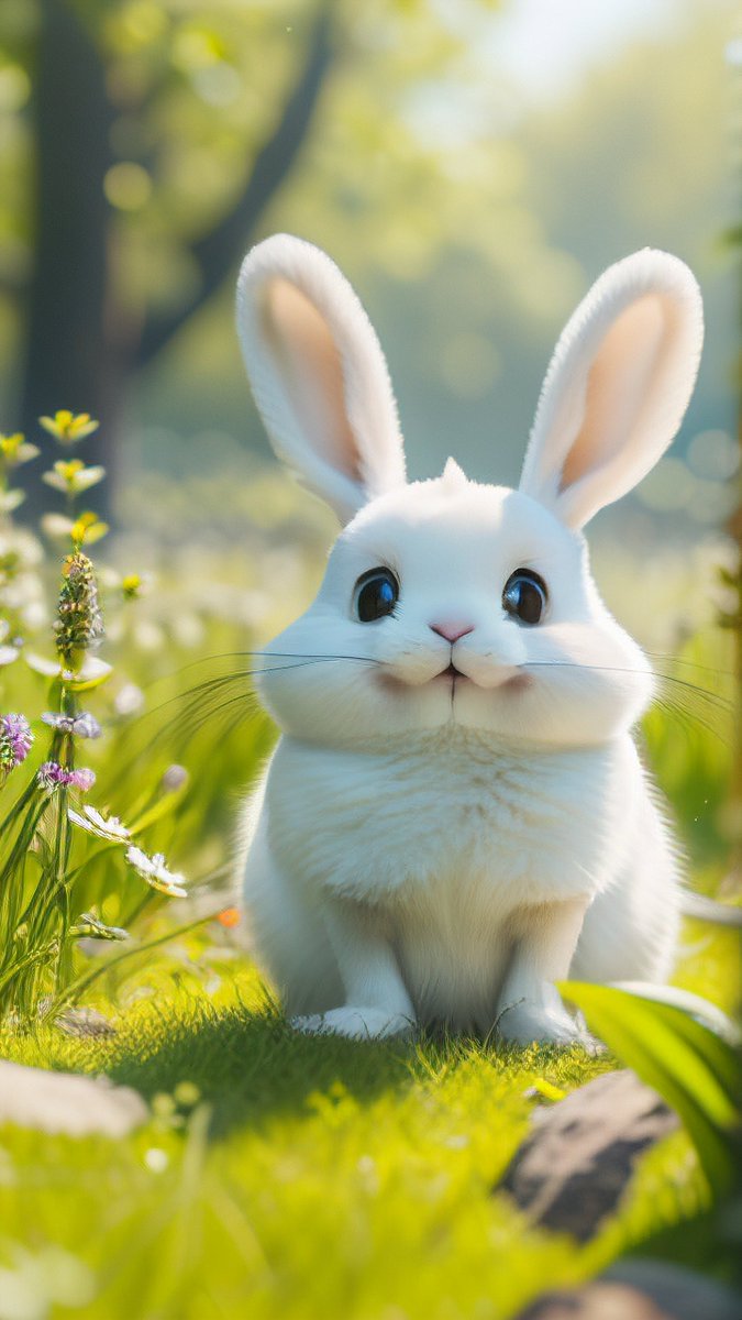 RocketmanMkf's tweet photo. Look, those ordinary flat rabbits hopping by are such unexpected little joys! https://t.co/OZsImwY9v1