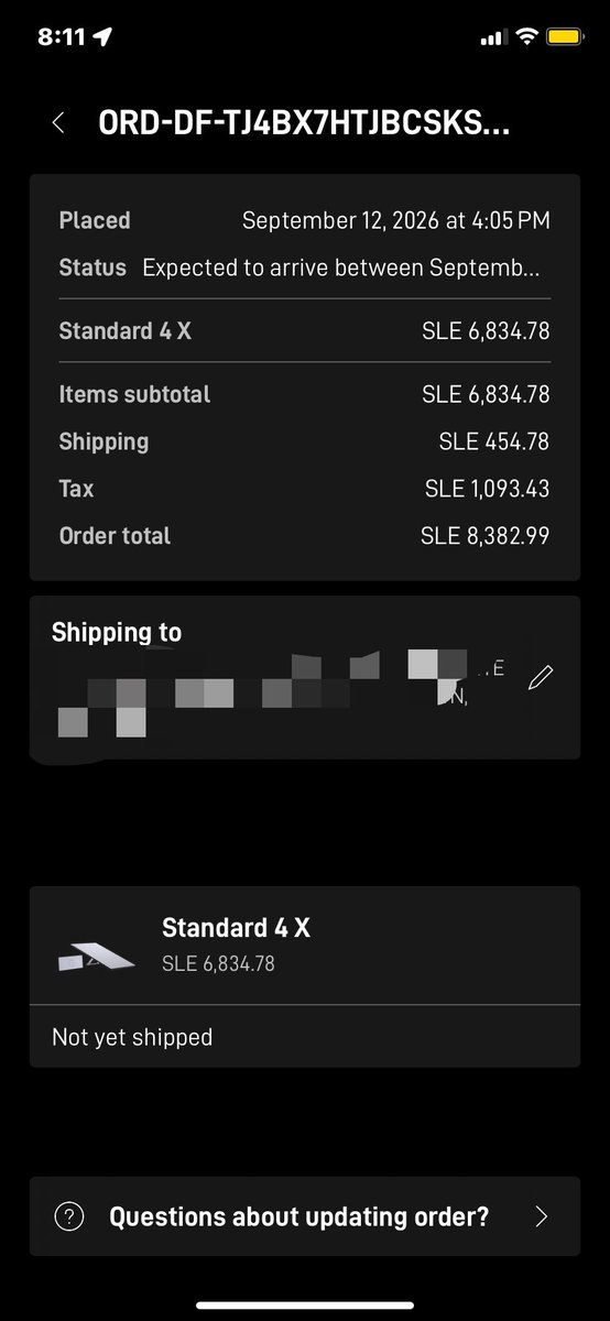 Dvizible's tweet photo. @Starlink @CNT_EC @Starlink @SpaceX @elonmusk 

Why the extreme delay in shipping my Starlink?

The delivery window is almost exhausted and the kit still hasn’t shipped

Why the delay please https://t.co/b3KVuCFlv5