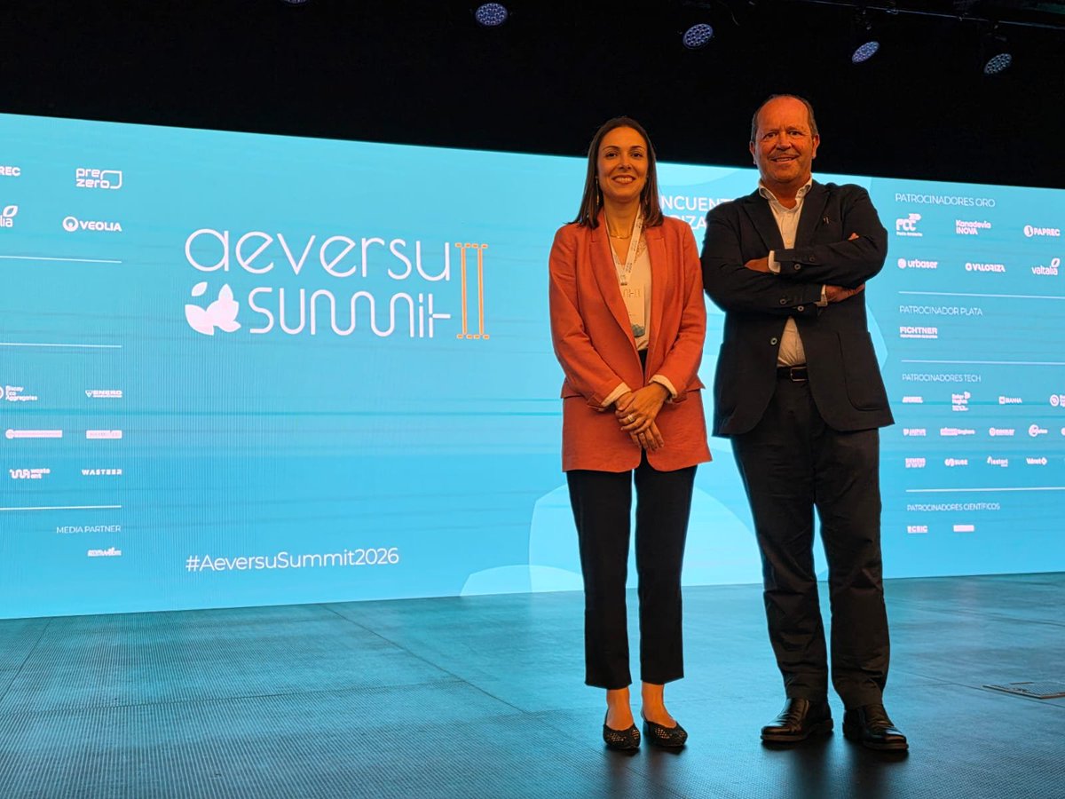 SogamaXunta's tweet photo. 🌍 A Dirección de #Sogama participou no II #AeversuSummit en Madrid: residuo cero, #EconomíaCircular, dimensión política da valorización enerxética e os últimos avances tecnolóxicos do sector ♻️ 
💚
@aeversu

🔗 https://t.co/BGFQpHptOq

#ValorizaciónEnerxética https://t.co/wNagZp9Q5n