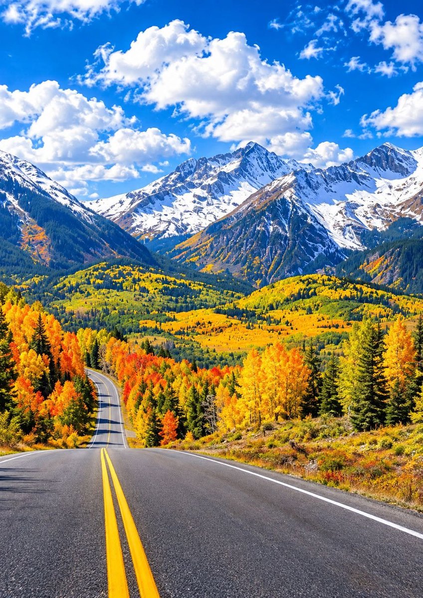 nature_c2ngn's tweet photo. Highway 145 near Telluride in Colorado 😲 https://t.co/HAGcz3c3CL