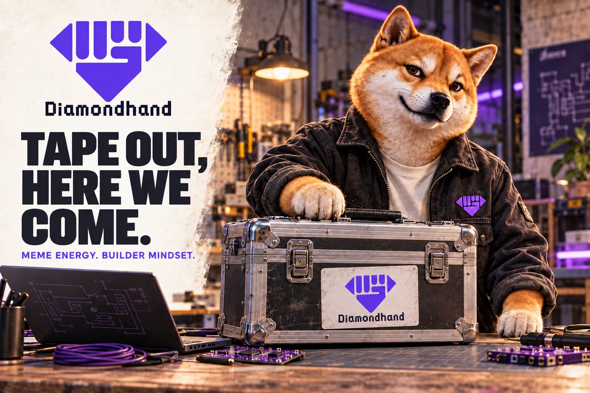 DMNDHAND_HQ's tweet photo. TAPE OUT, here we come. 💎

Meme energy. Builder mindset.
That's Diamond Hand.

@TapeOutWorld @Blonskr
Let's make some noise. Who's in?

#DiamondHand #TapeOut https://t.co/rH2fttXWcu