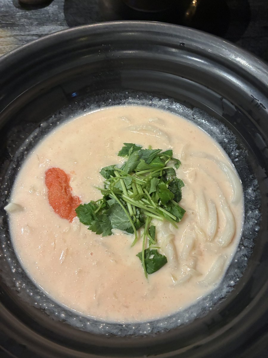 tamac0club's tweet photo. 人生初のつるとんたん行ってきた！
めんたいクリームのおうどん！ https://t.co/D0KiESVOoU