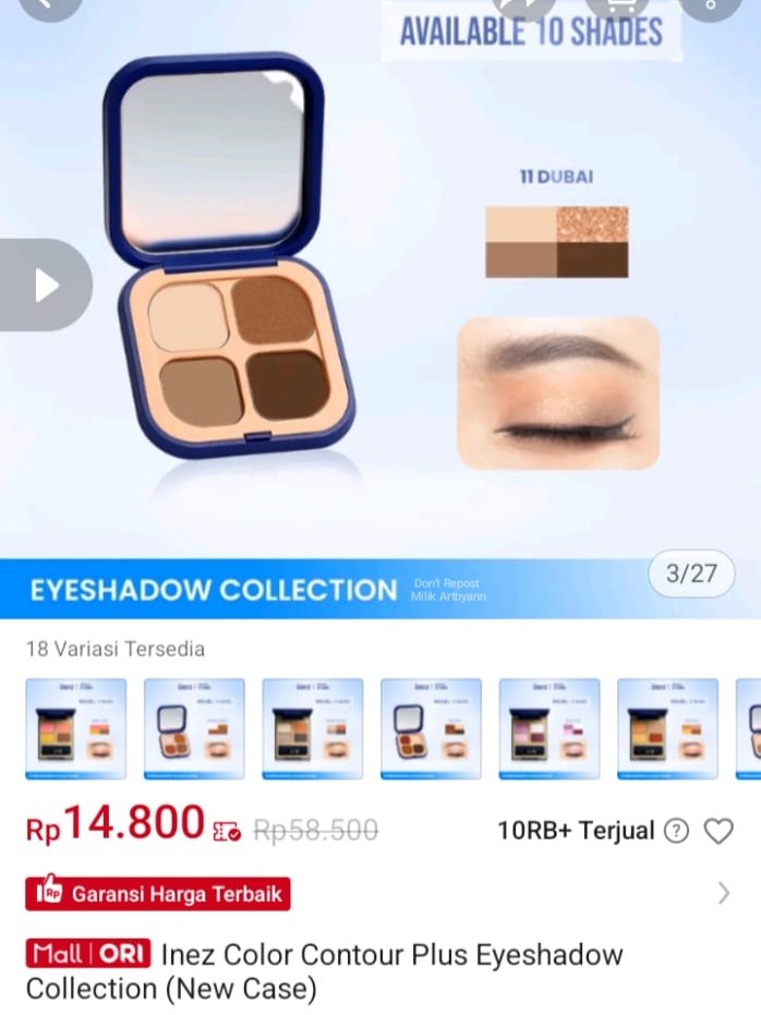 Artbyann_'s tweet photo. inez lagi harga ambyar 7k udah dapet color corrector 😭😭😭😭 https://t.co/9yg1KI3mca
