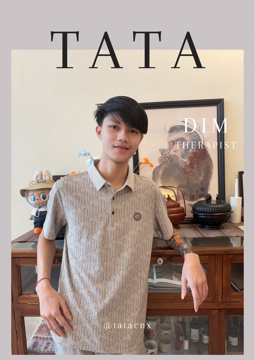 TATASPACNX's tweet photo. That smile… is it enough to make you book a massage? 😉
Meet DIM 💆♂️
Your relaxing moment in Chiang Mai starts here.
📍 TATA MEN SPA CNX
📲 LINE: @tatacnx
#TATAMENSPACNX #DIM #ChiangMai #MensSpa #MassageChiangMai https://t.co/ivBOqhzoXE