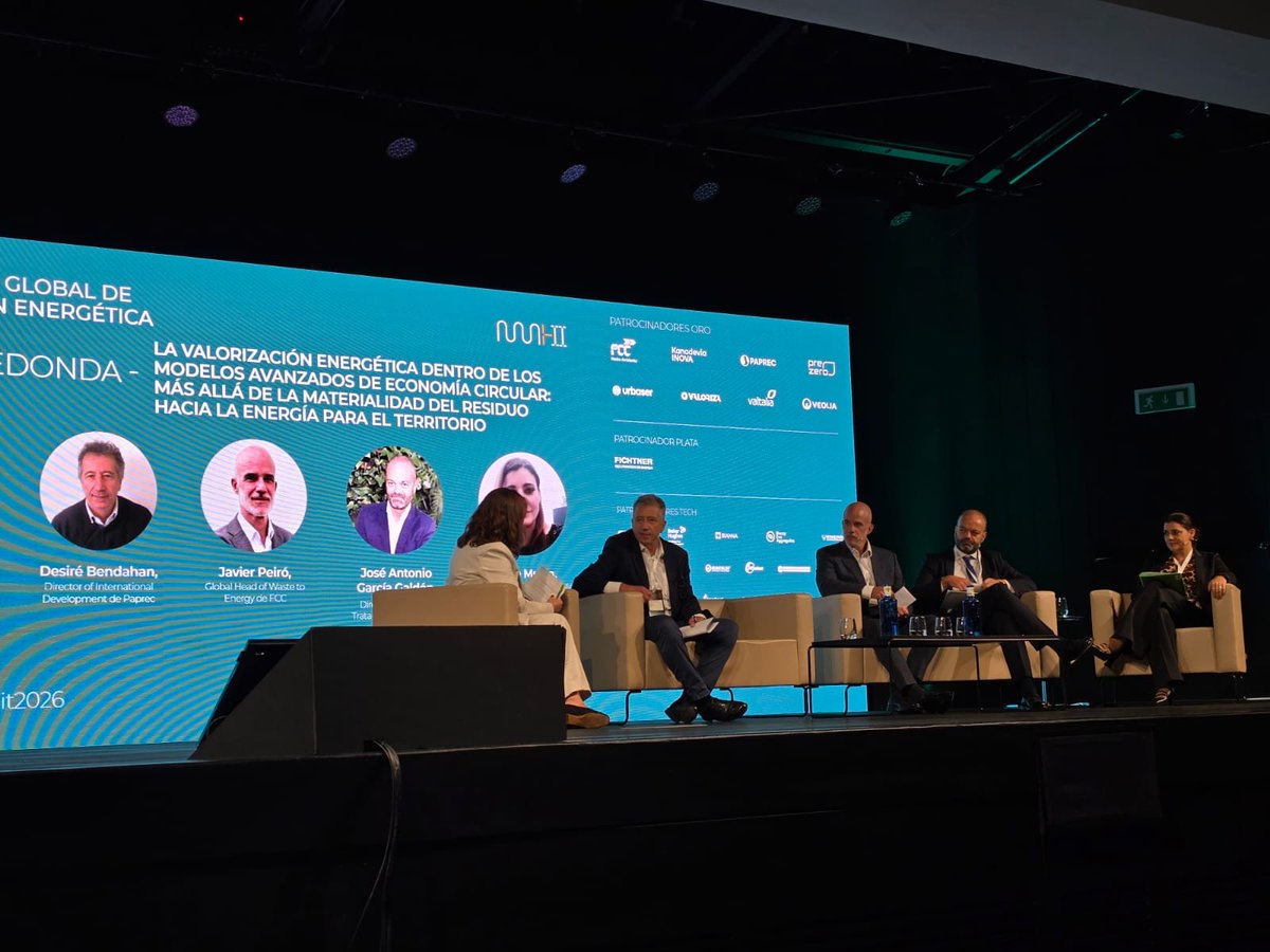 SogamaXunta's tweet photo. 🌍 A Dirección de #Sogama participou no II #AeversuSummit en Madrid: residuo cero, #EconomíaCircular, dimensión política da valorización enerxética e os últimos avances tecnolóxicos do sector ♻️ 
💚
@aeversu

🔗 https://t.co/BGFQpHptOq

#ValorizaciónEnerxética https://t.co/wNagZp9Q5n