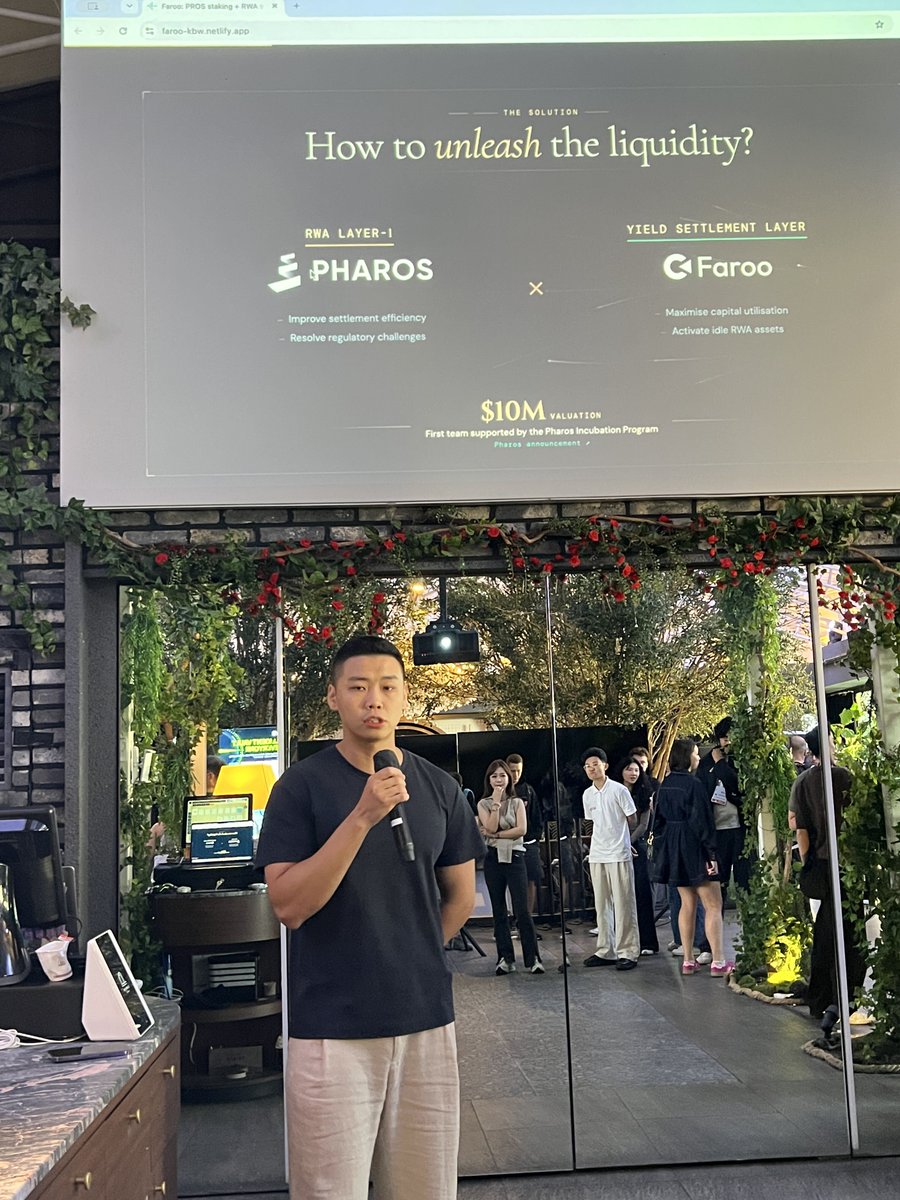 Farooxyz's tweet photo. Faroo on stage with @pharos_network at KBW 2026 🇰🇷

Great conversations and even better connections in Seoul 📸 https://t.co/N3kk6PnxXF