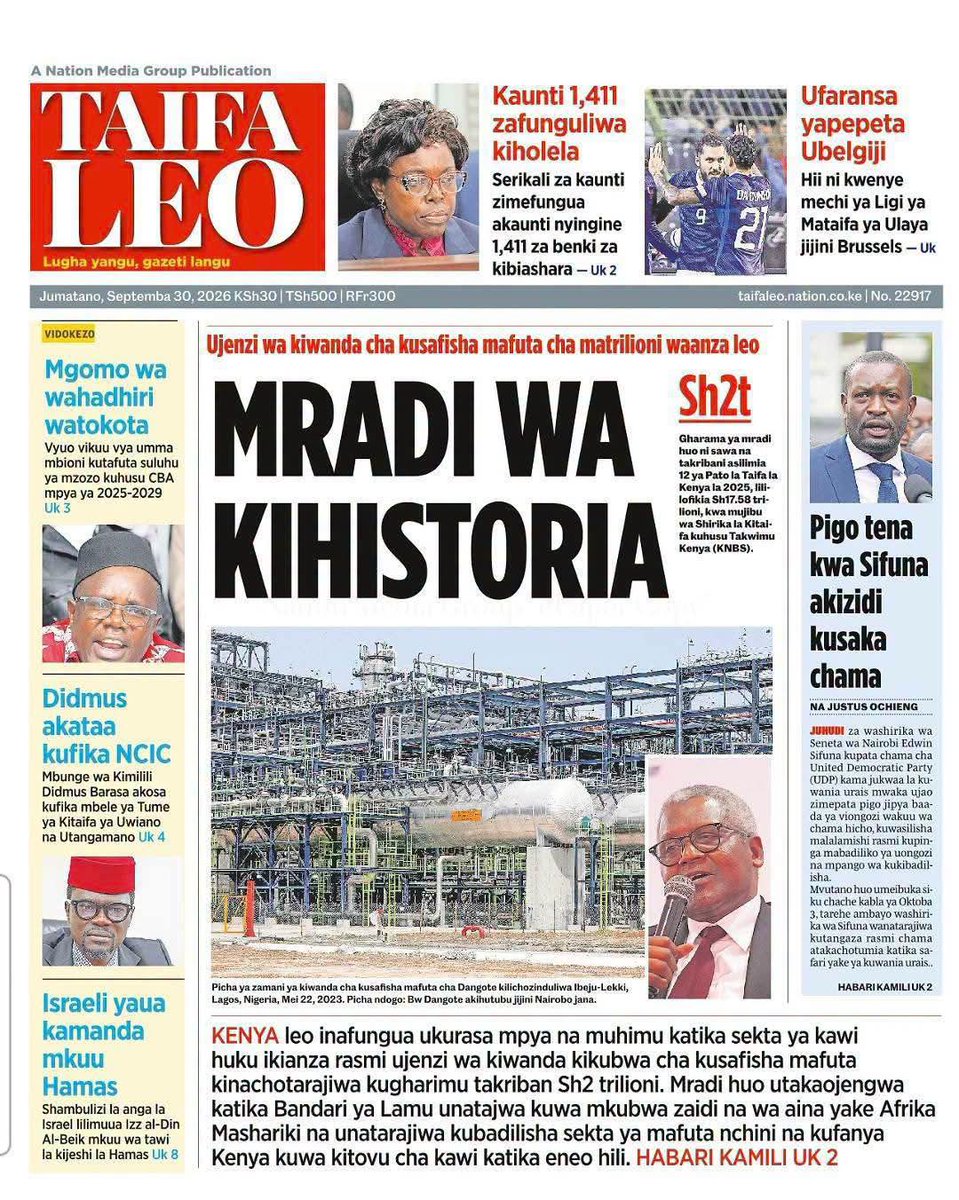 Jeff_KuriaM's tweet photo. Leo Magazetini on 30th September 2026 https://t.co/EudvXeSnkO