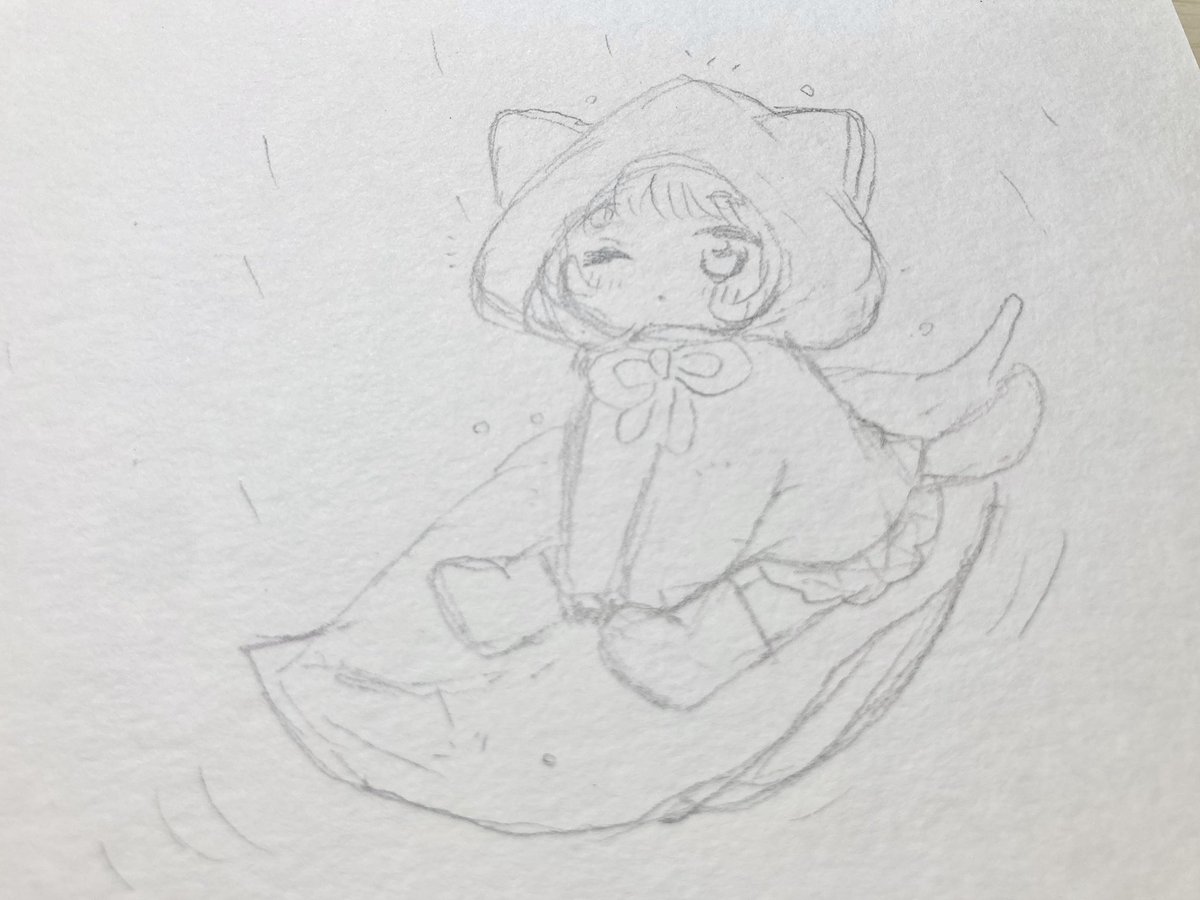 sakura0085's tweet photo. いつ塗れるかわからないけどラフだけちょっと描いた https://t.co/SlGa8sP77K