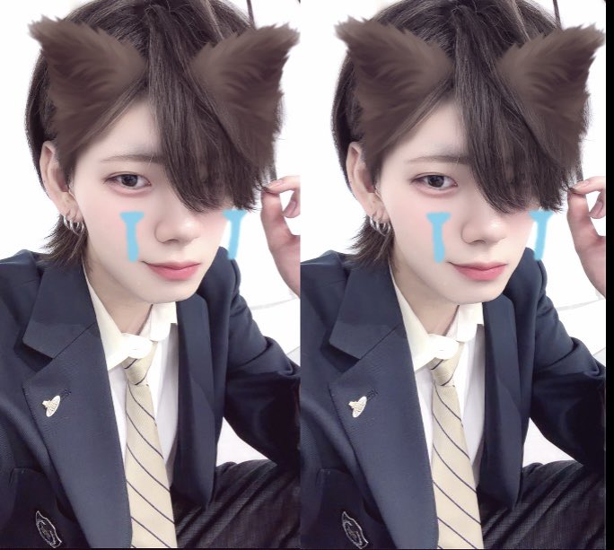 tt___taiga's tweet photo. 制服ライブありがとうございました🤞🏻
この日はビジュ良くてメンバーからも見てくれた子達からも褒められた😽😽 https://t.co/z6UNDDFkNP