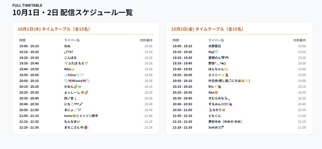 aogiri_Non_'s tweet photo. 10/2の19:20からリレー出ます！！
(*´□`*)～♪・｡♪ https://t.co/iq98A31dNf