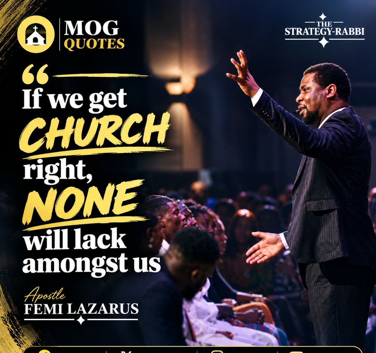 strategyrabbi's tweet photo. *Apostle Femi Lazarus*
Apostle Femi Lazarus
#apostlefemilazarus #lightnationglobal #LightNation #trendingpostchallenge #gospel #thestrategyrabbi #afl https://t.co/EUTtq2QUbG
