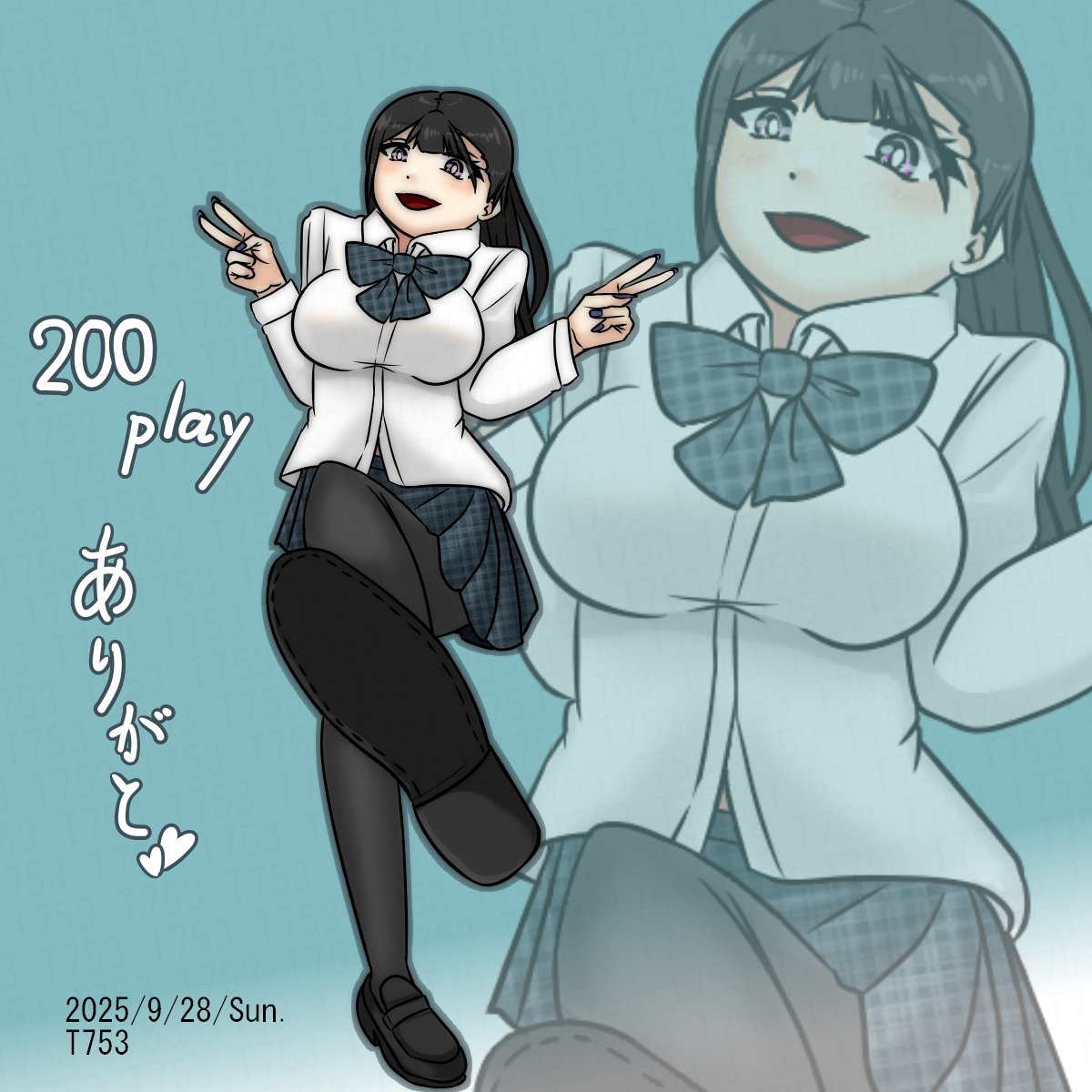 T753twtw's tweet photo. 【イラスト再掲】
トモこん（友達同梱版）シリーズが
はや１周年！（９月中旬に初公開）

これからもよろしくお願いしますね、
友達くん♪ https://t.co/jk3VBkb8Nj